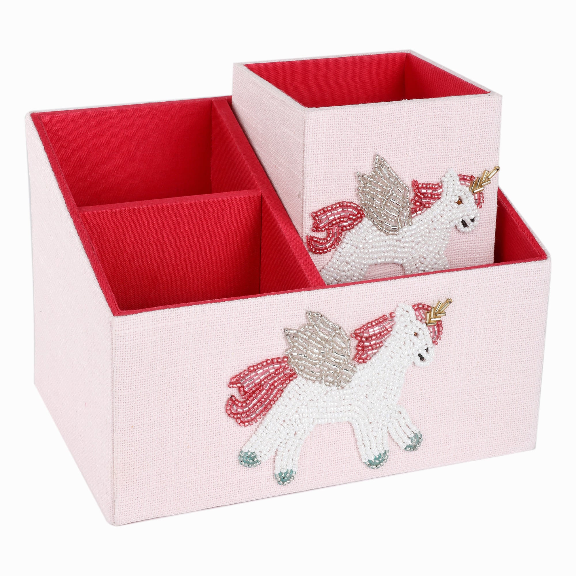 Unicorn Design Stationary Organizer & Pen Holder (Set of 2)